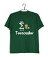 Mathematics Teetotaller Nerd Wordplay Casual Graphic Printed T-Shirt for Men